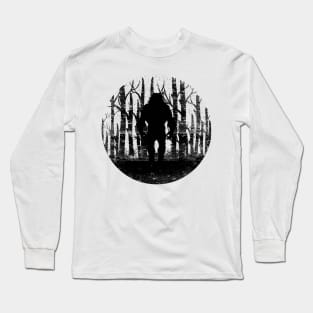 Bigfoot Silhouette Long Sleeve T-Shirt